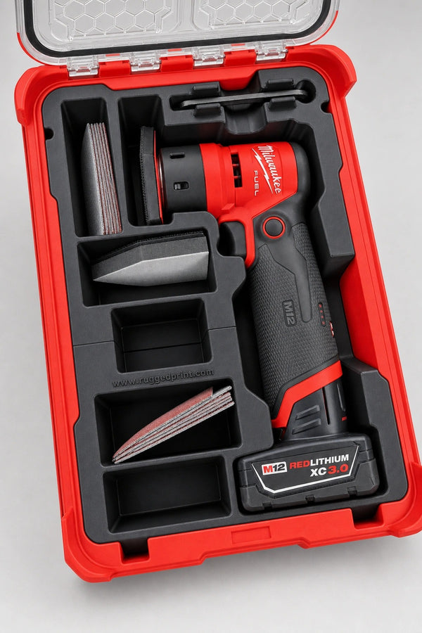 Milwaukee M12 FUEL Orbital Detail Sander PACKOUT