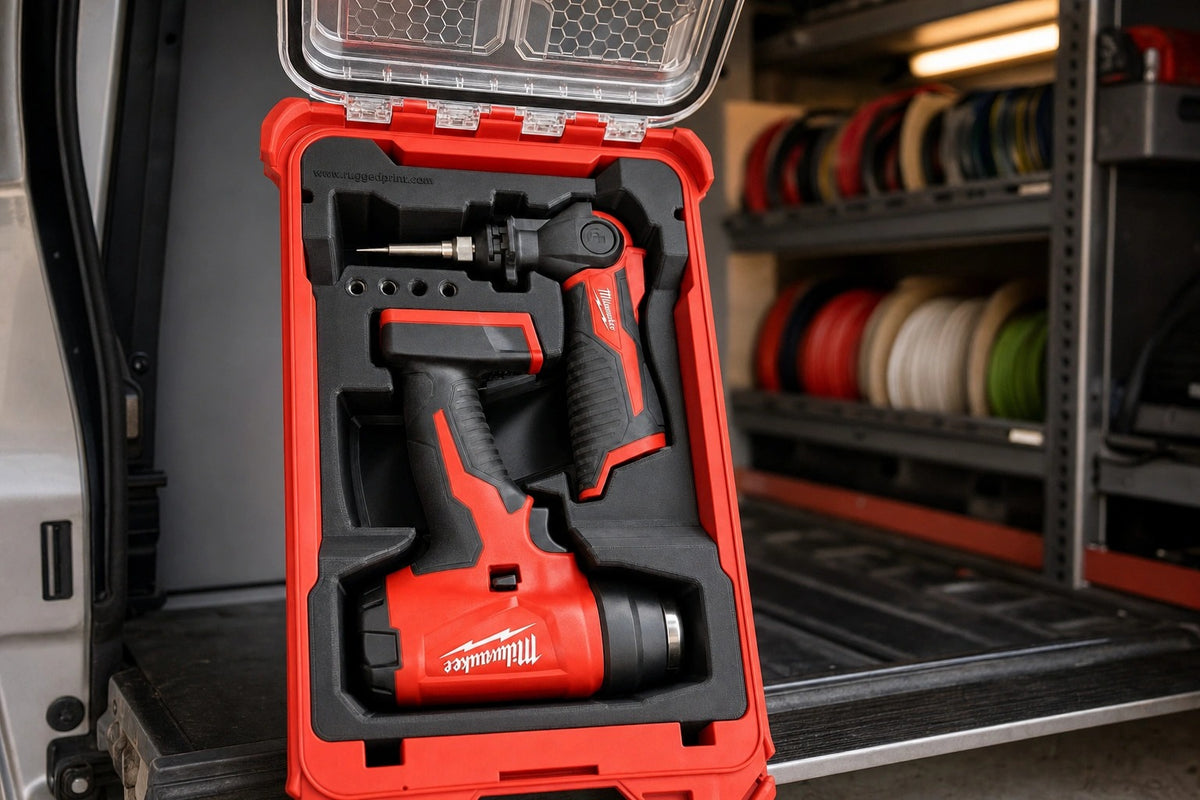 Milwaukee Soldering Iron & Heat Gun PACKOUT Insert Only (Tools Not Included; Case Optional)