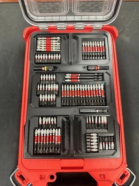 Milwaukee 48-32-4082 PACKOUT SHOCKWAVE Driver Bit Packout Kit - 100 pc (CAT.NO.48-32-4082)