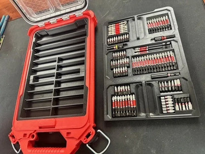 Milwaukee 48-32-4082 PACKOUT SHOCKWAVE Driver Bit Packout Kit - 100 pc (CAT.NO.48-32-4082)