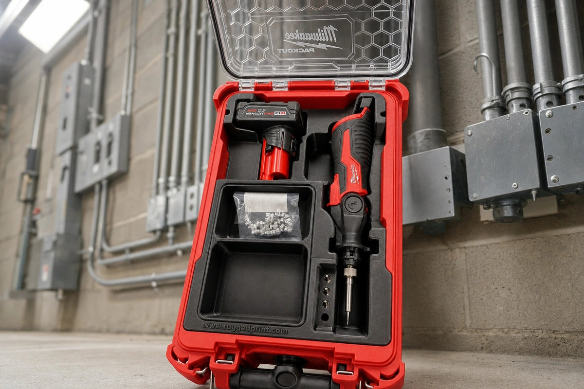 Milwaukee M12 Soldering Iron PACKOUT Insert Only (Tool Not Included; Case Optional)