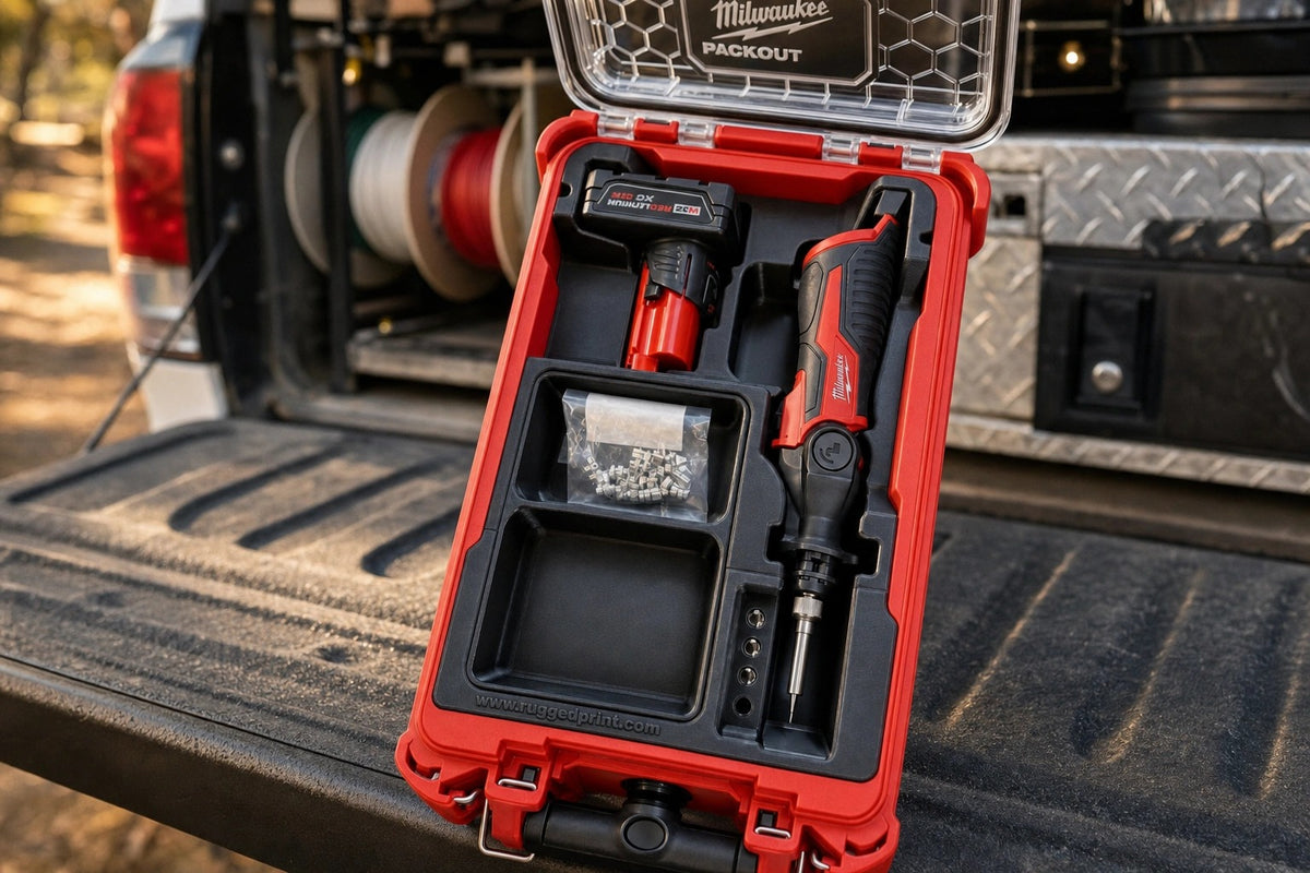 Milwaukee M12 Soldering Iron PACKOUT Insert Only (Tool Not Included; Case Optional)