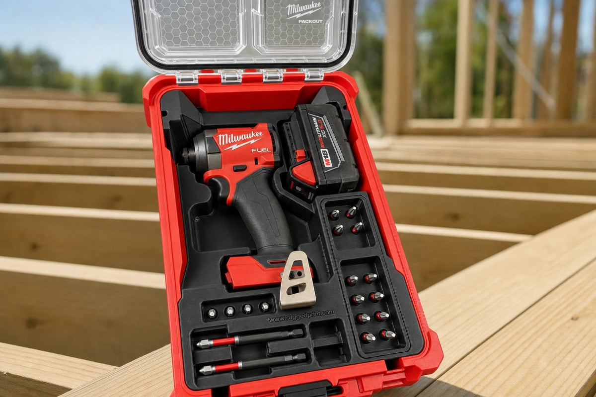Milwaukee M18 1/4-inch Impact Driver PACKOUT Insert Only (Tool Not Included; Case Optional)