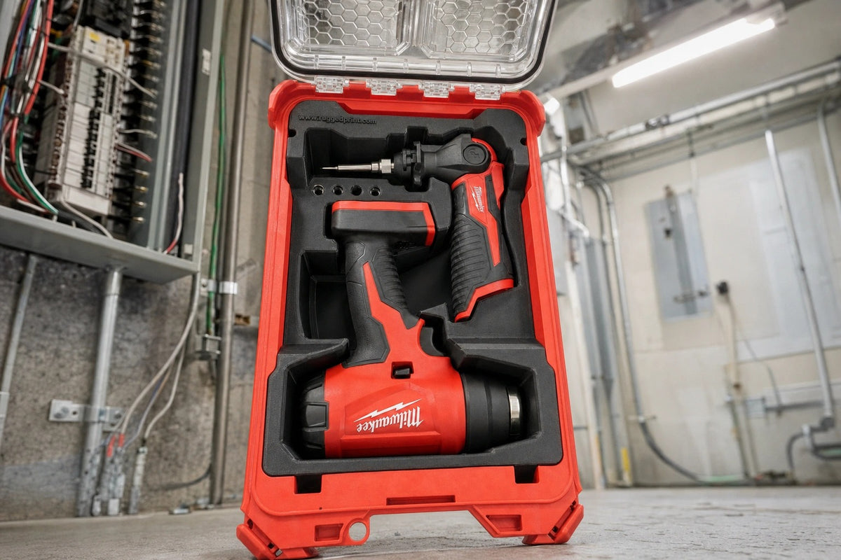 Milwaukee Soldering Iron & Heat Gun PACKOUT Insert Only (Tools Not Included; Case Optional)