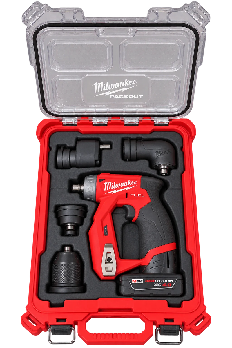 Rugged Print Milwaukee M12 FUEL drill driver insert, compatible with Milwaukee PACKOUT 48-22-8435
